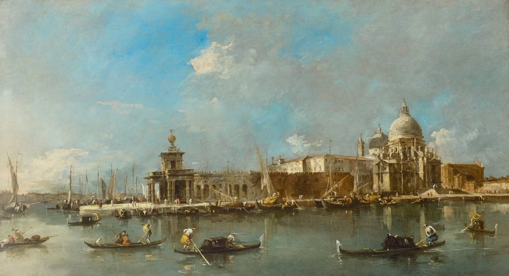 Veduta di Santa Maria della Salute e la Dogana - Museum of Fine Arts, Houston